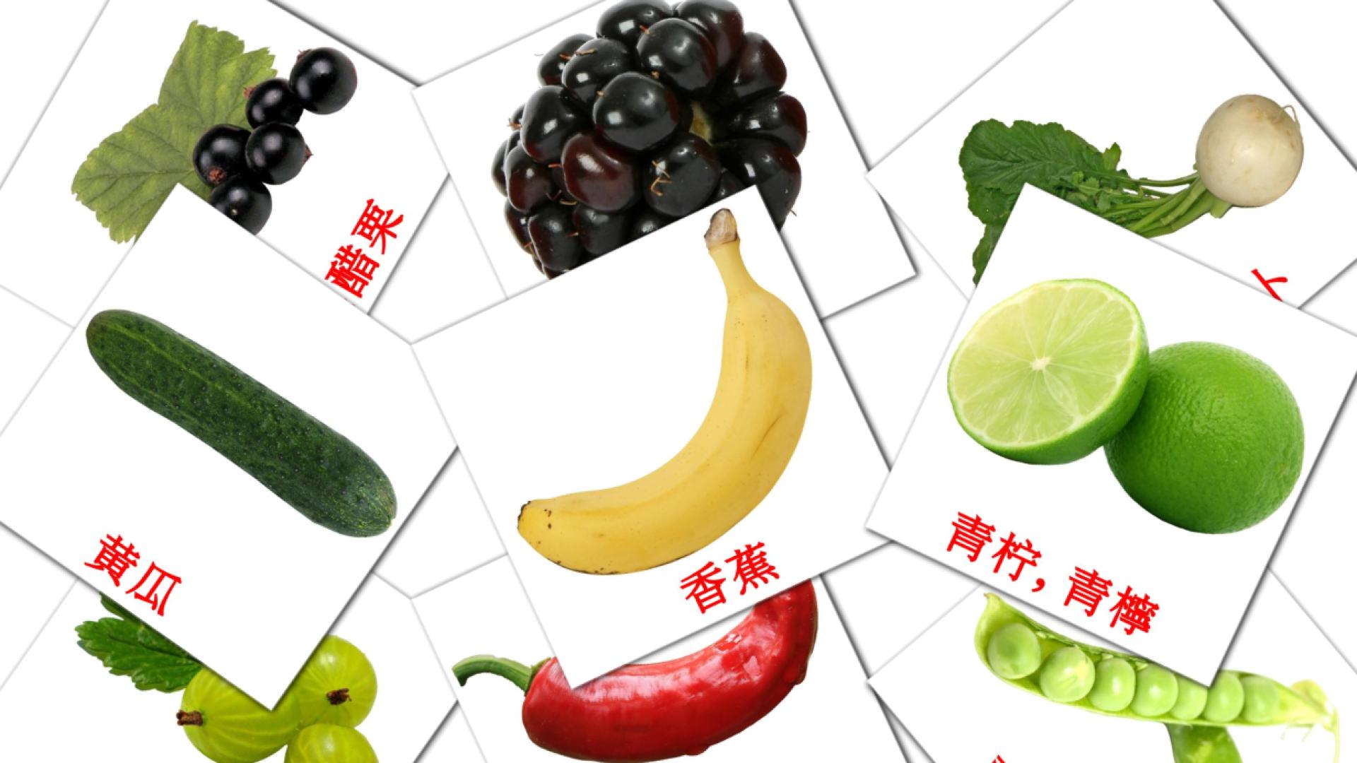 食物 chinese(Simplified) vocabulary flashcards