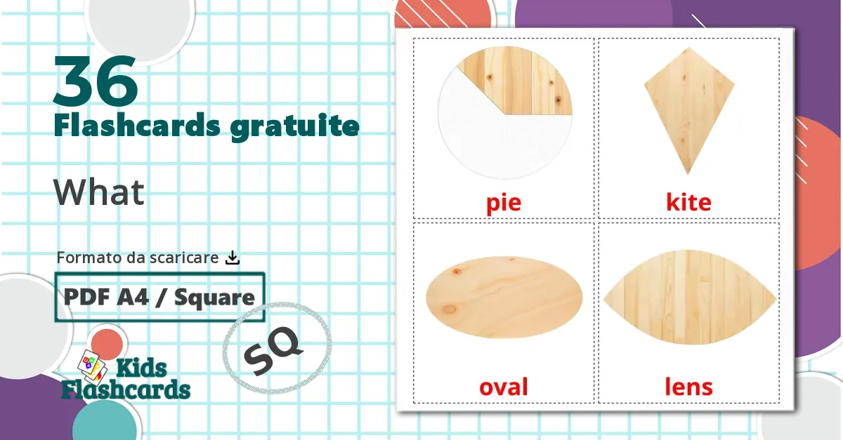 36 flashcards di Forme 2D