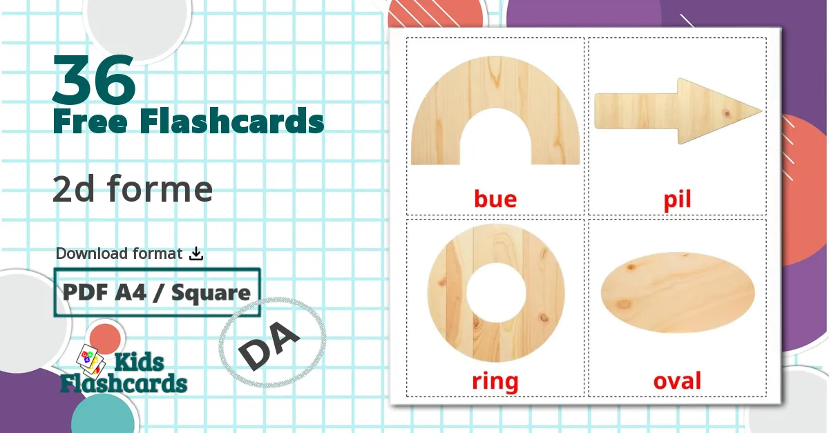 36 2d forme flashcards