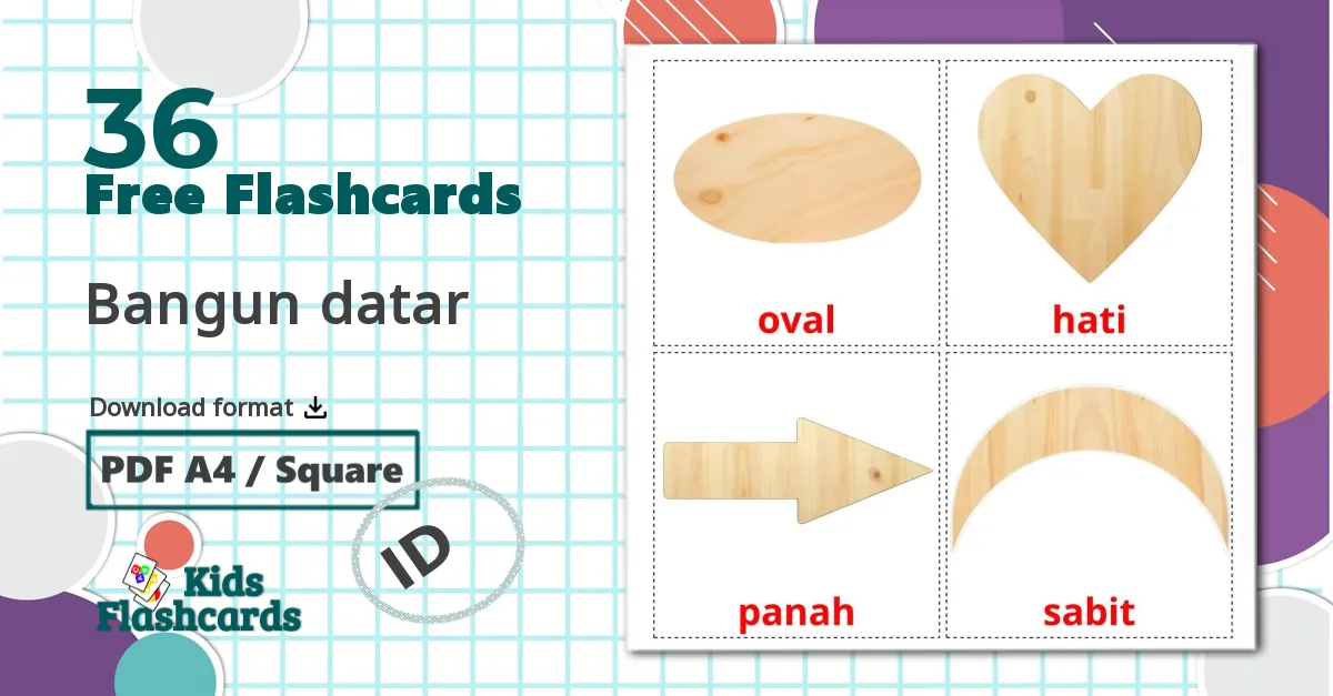 36 Bangun datar flashcards