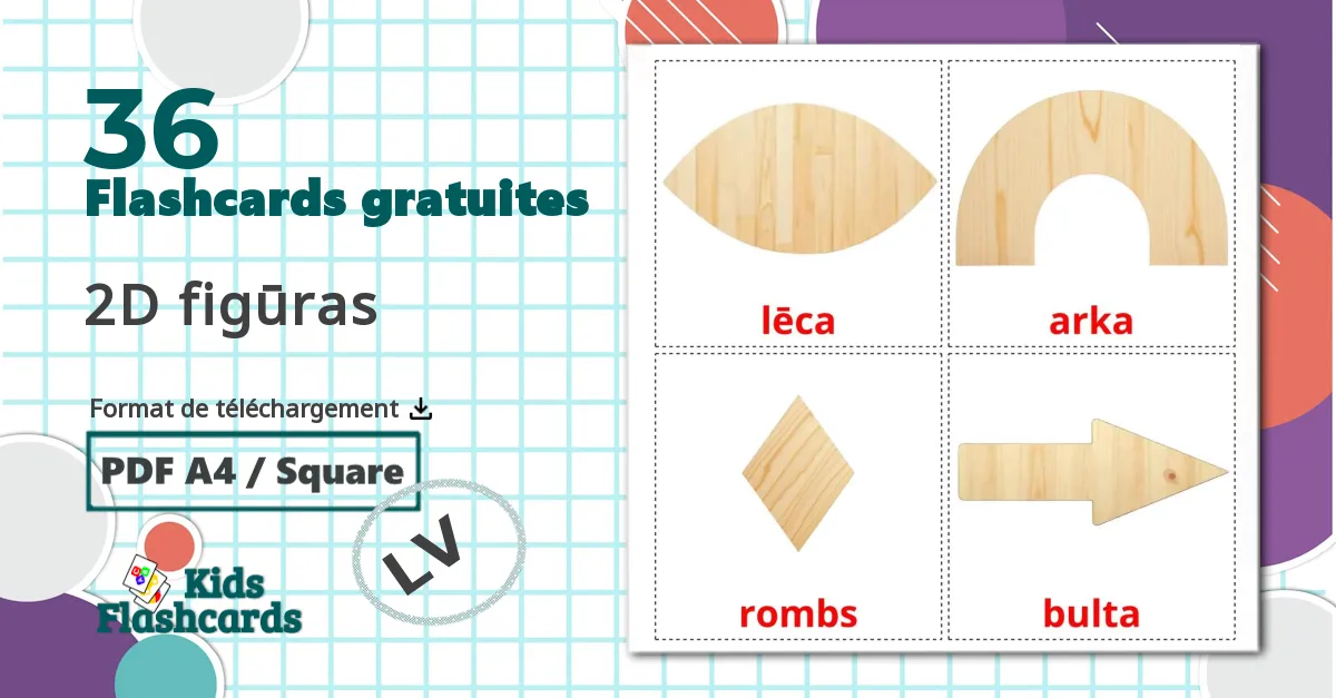 36 Imagiers 2D figūras