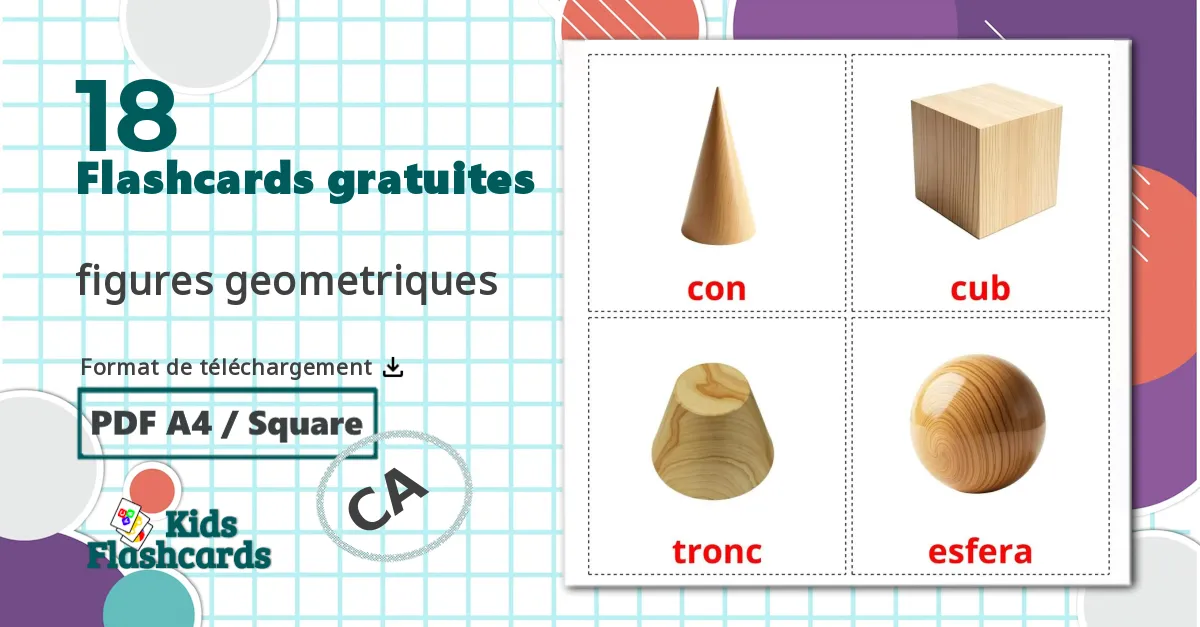 18 Imagiers Géométrie en 3 Dimensions