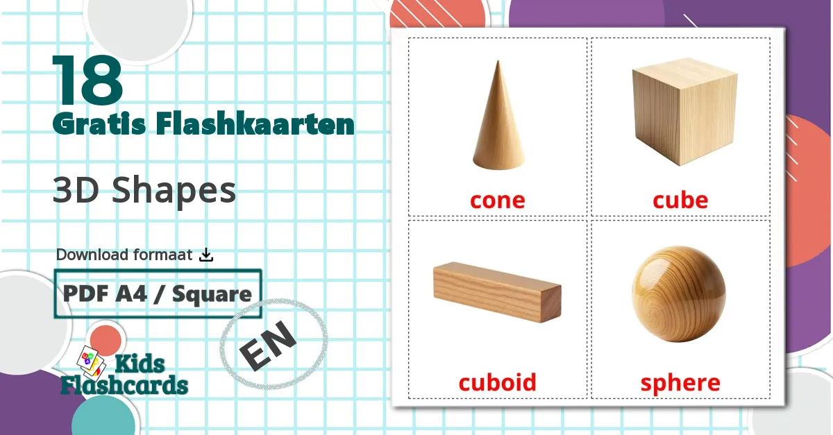 3D-vormen flashcards