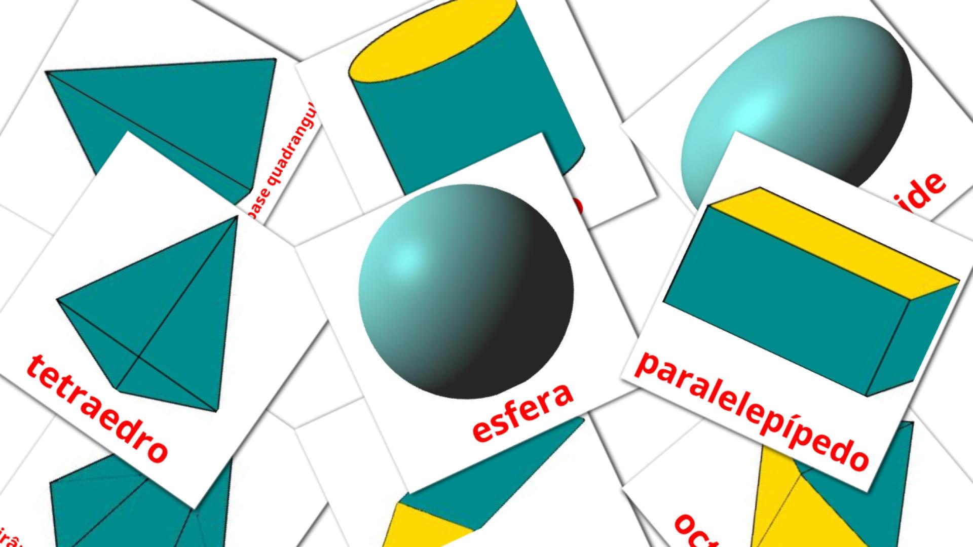 Bildkarten für Sólidos geométricos