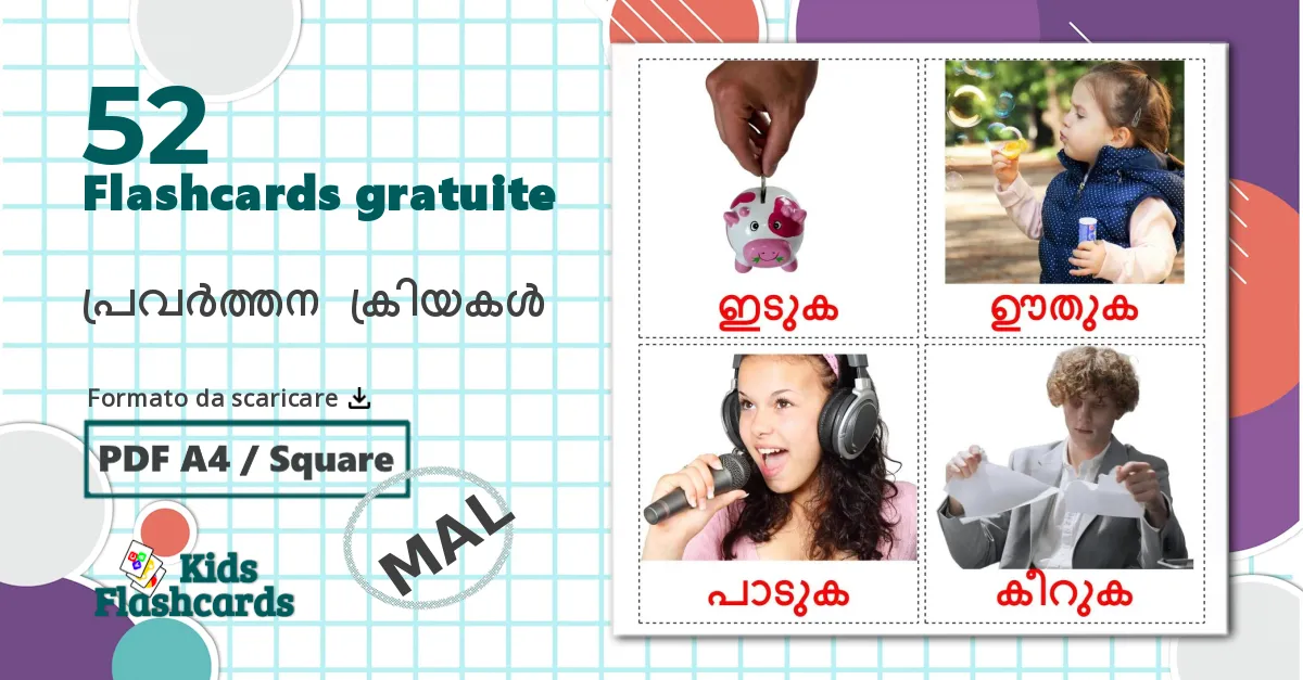 52 flashcards di La verdura
