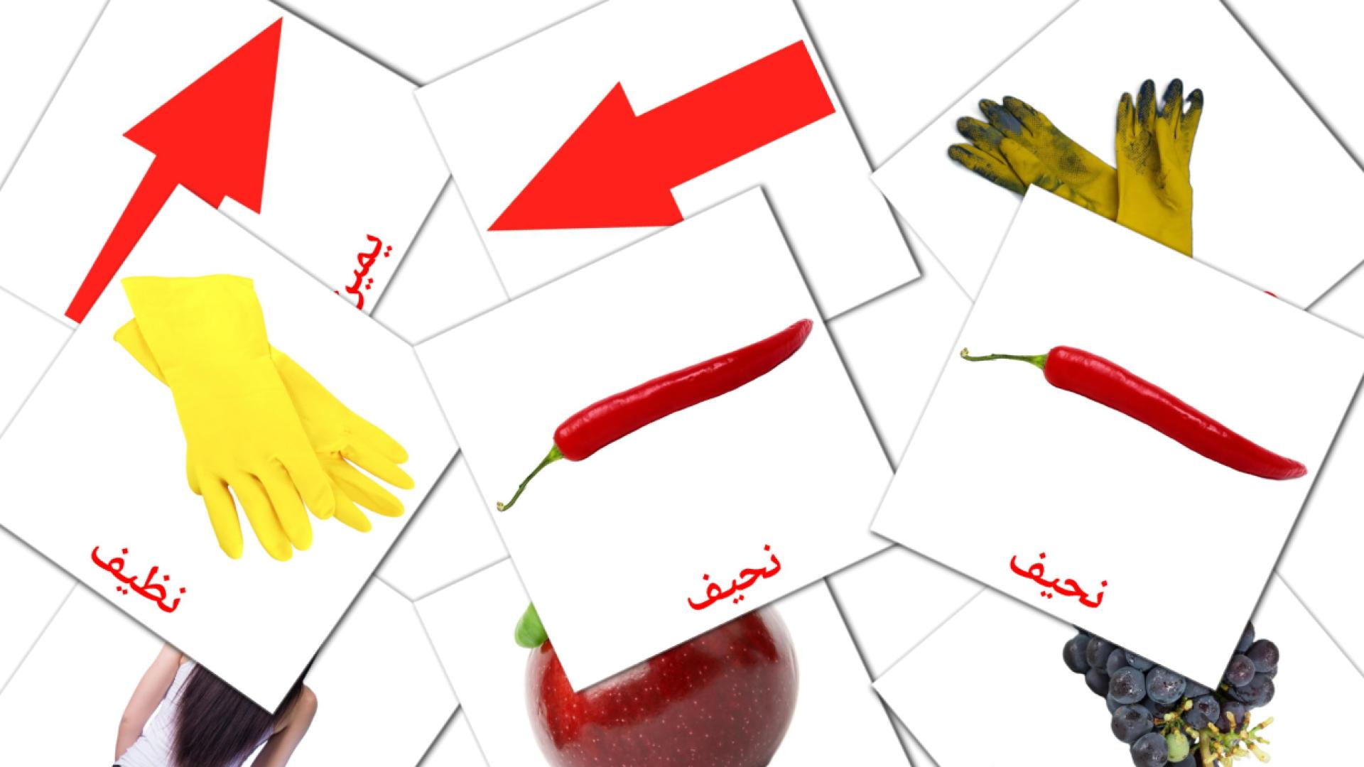 Arabisch الصفاتe Vokabelkarteikarten