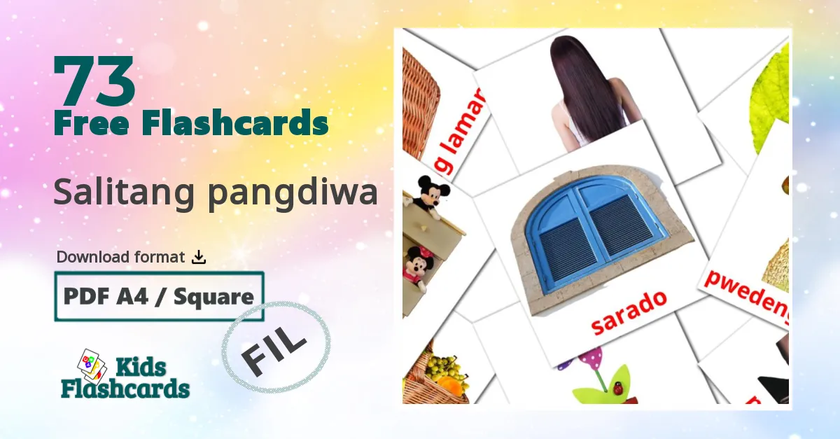 73 Salitang pangdiwa flashcards