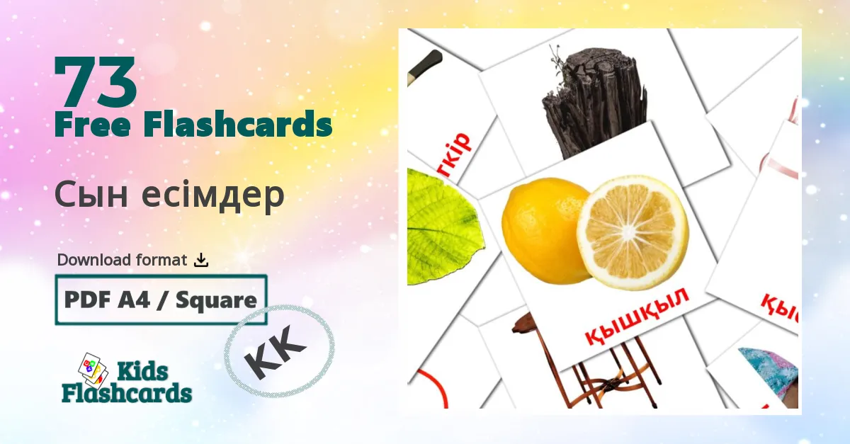 73 Сын есімдер flashcards