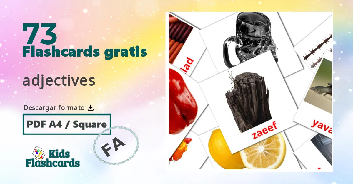 tarjetas didacticas de Aggettivi