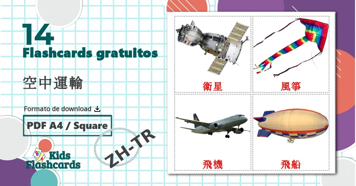 14 Flashcards de 空中運輸