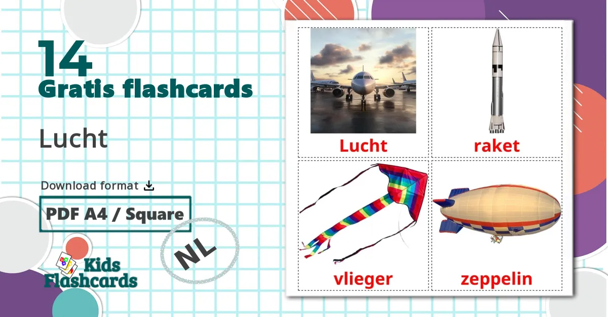 14 Lucht lasten kuvakortit