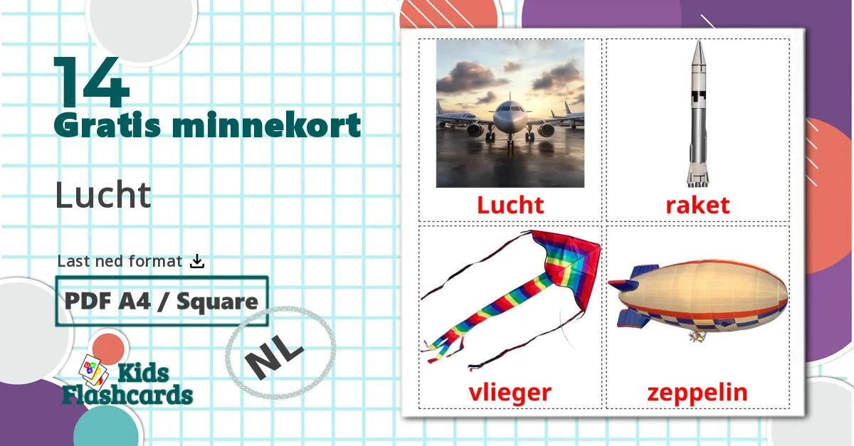 14 Lucht bildekort