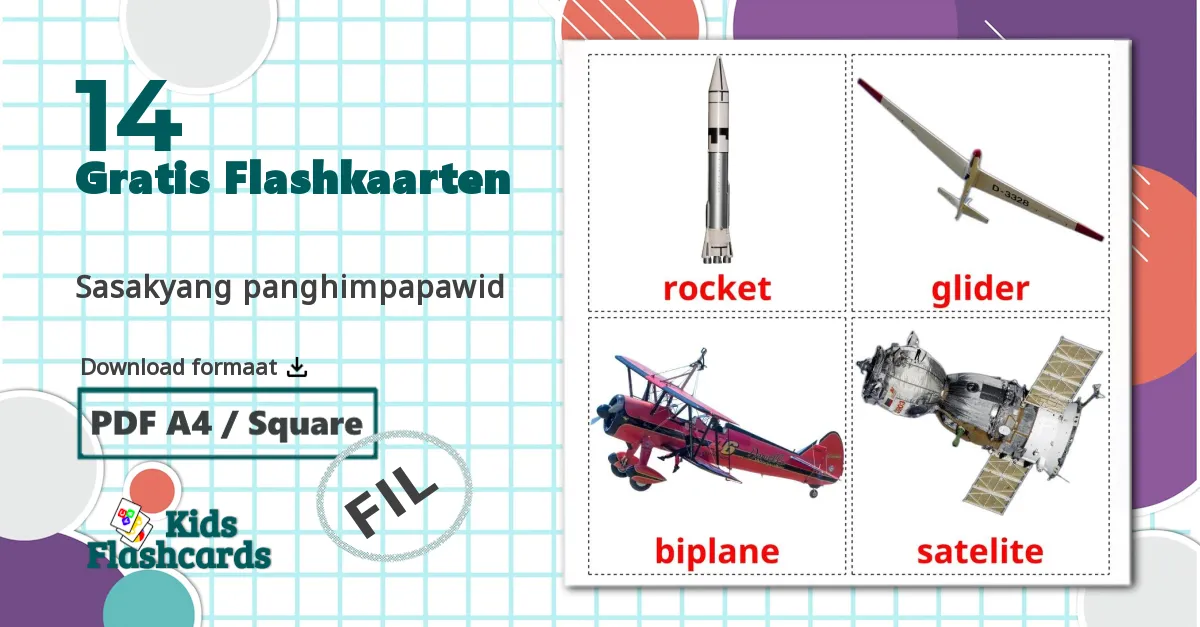 14 Sasakyang panghimpapawid flashcards