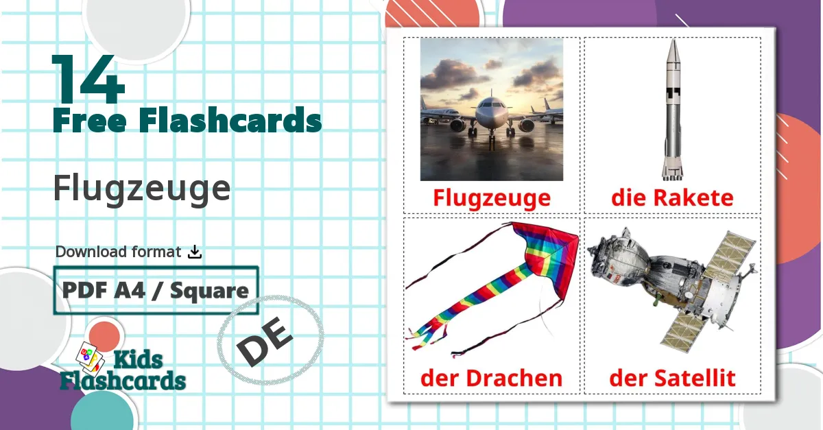 14 Flugzeuge flashcards