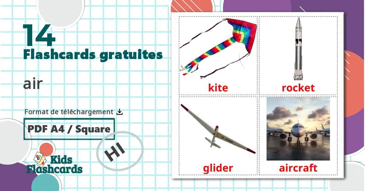 14 Imagiers Véhicules Aériens