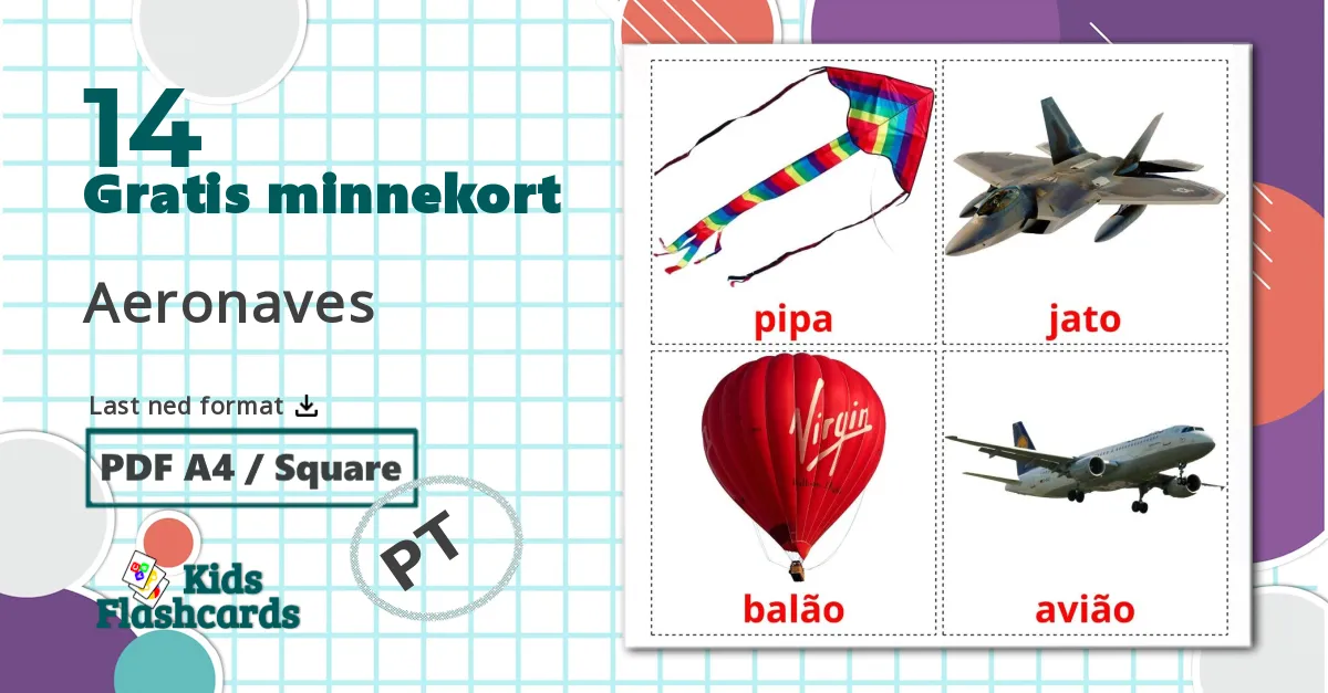 14 Aeronaves bildekort