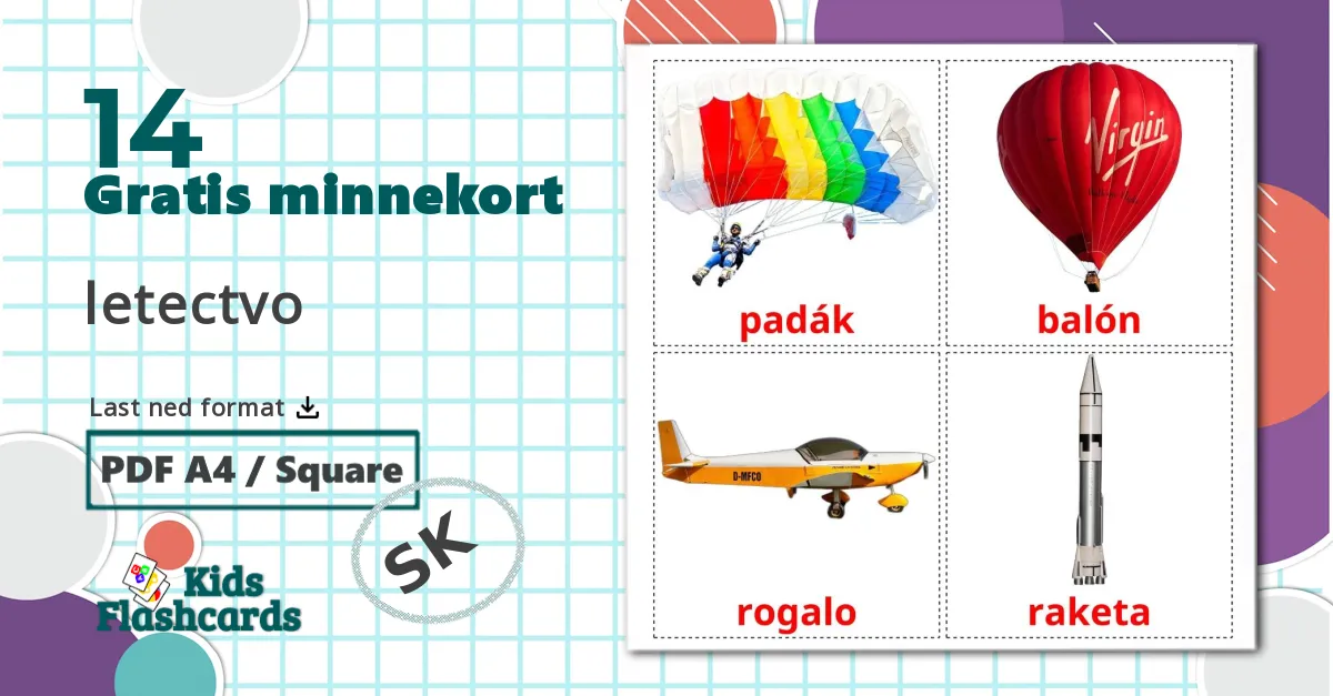 14 letectvo bildekort