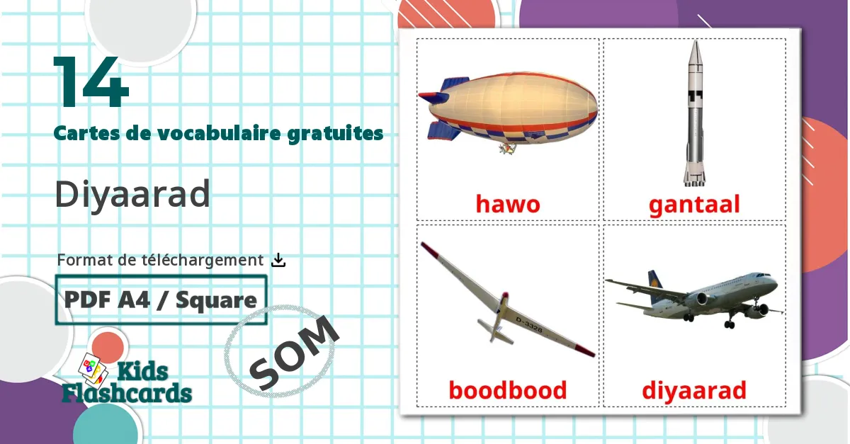 14 Imagiers Véhicules Aériens