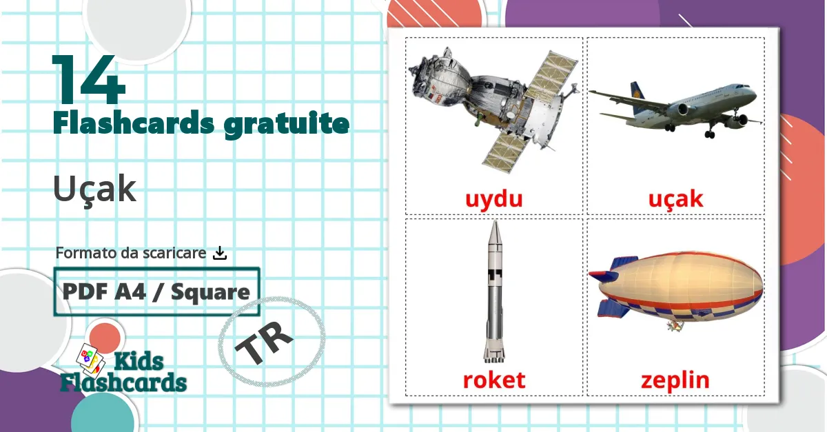 14 flashcards di Uçak