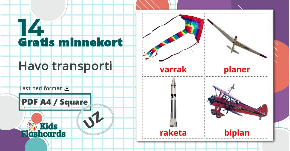 14 Havo transporti bildekort