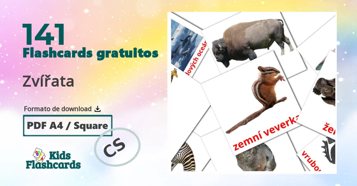 Flashcards de Animais