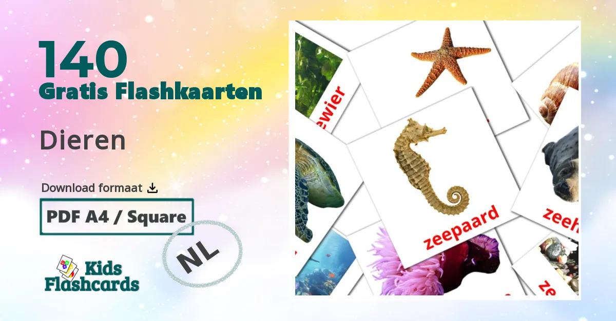 Dieren somalische woordenschat flashcards