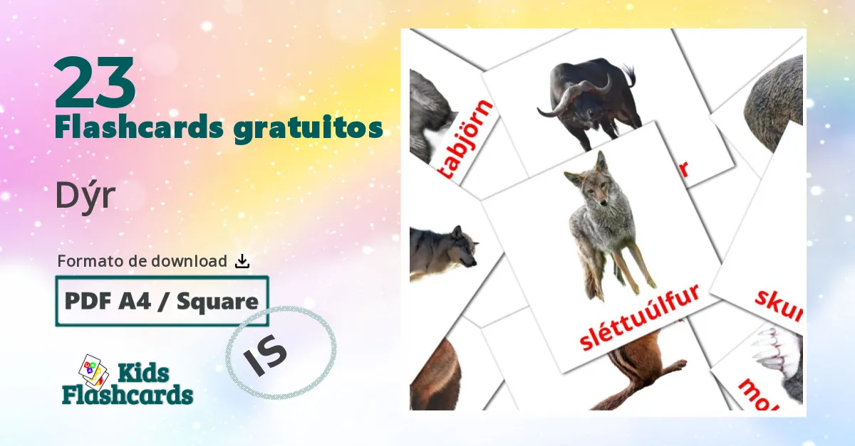 Flashcards de Animais