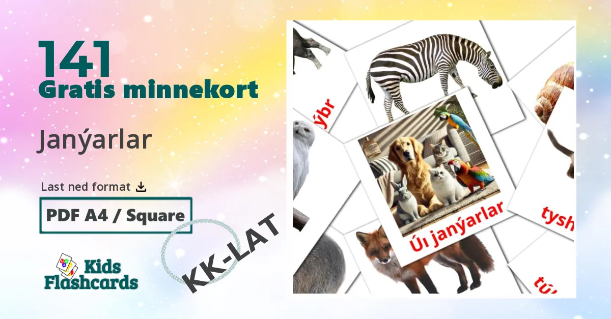 Dyr bildekort