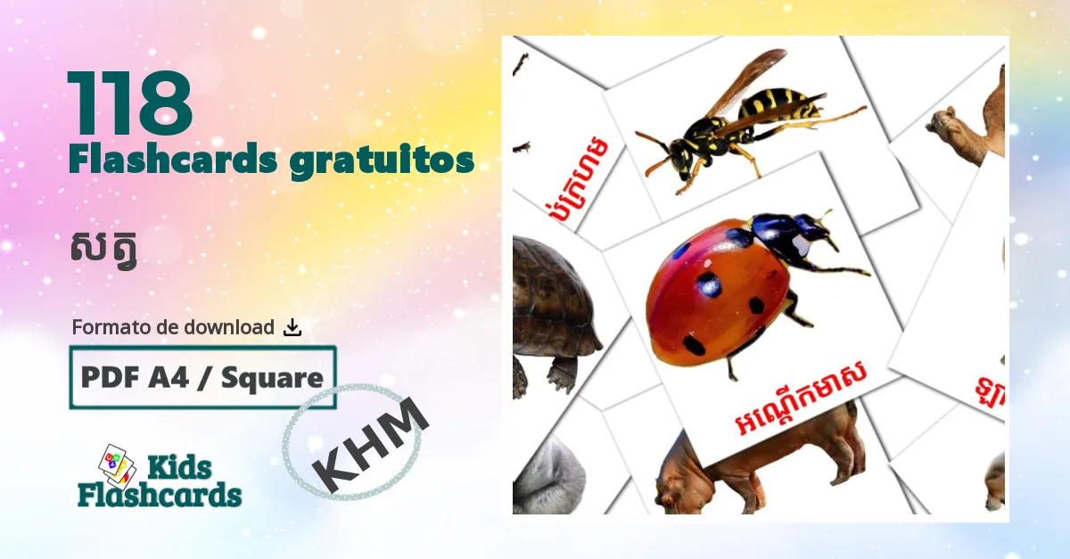 Flashcards de Animais