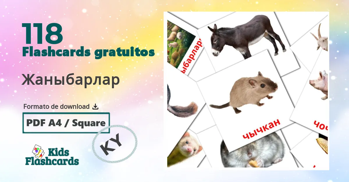 Flashcards de Animais