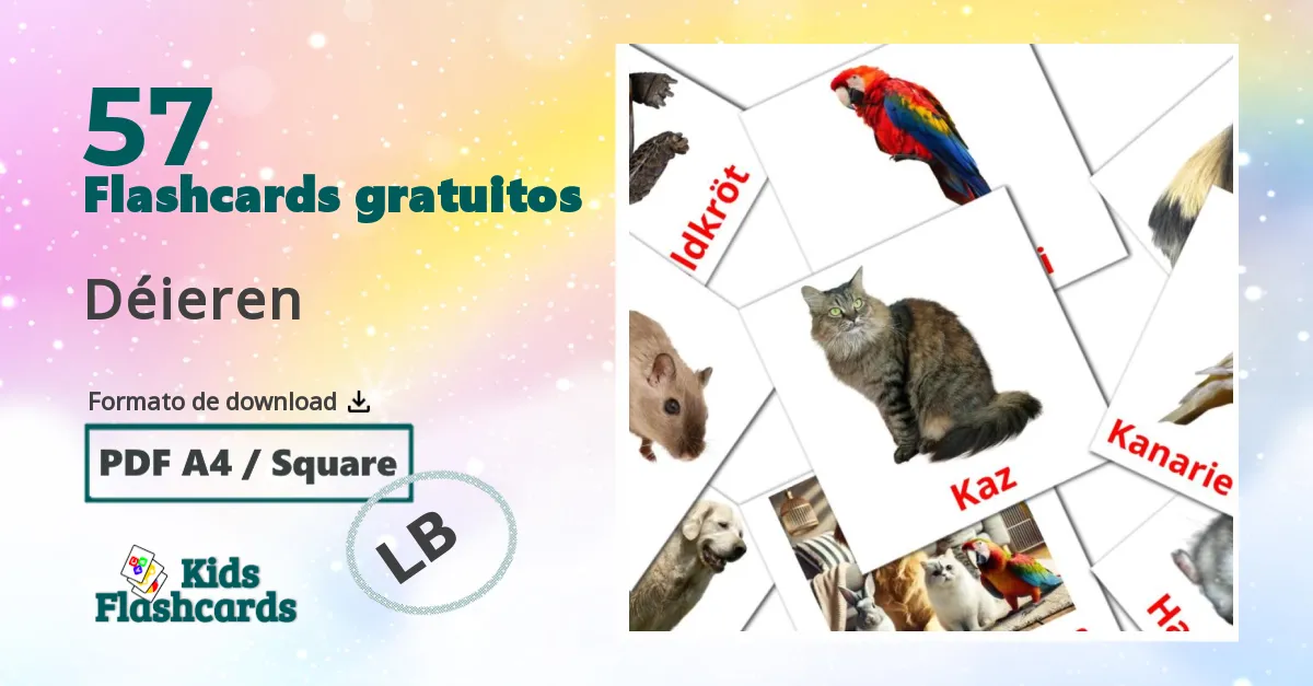 Flashcards de Animais