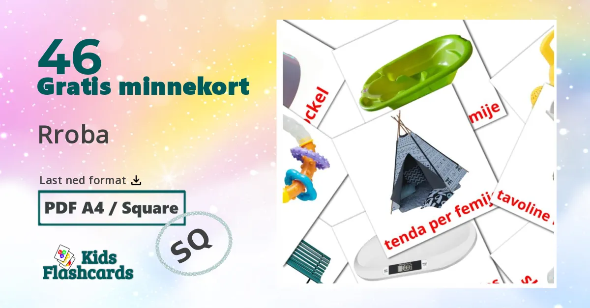 Baby bildekort