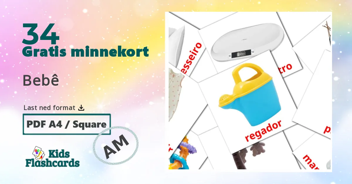 Baby bildekort