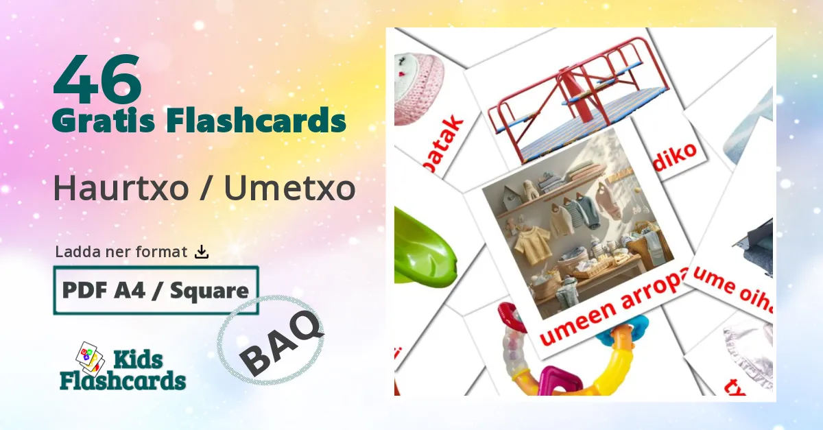 Haurtxo / Umetxo baskiska ordkort