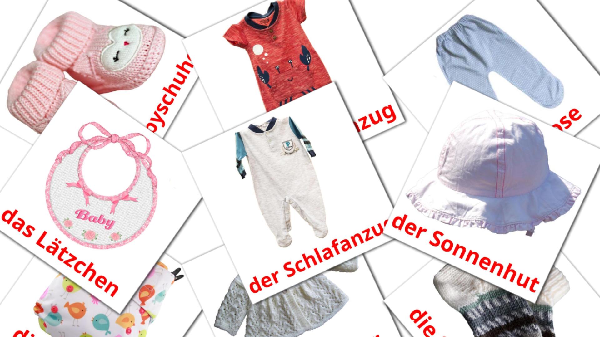 Ropa de Niños - german vocabulary cards