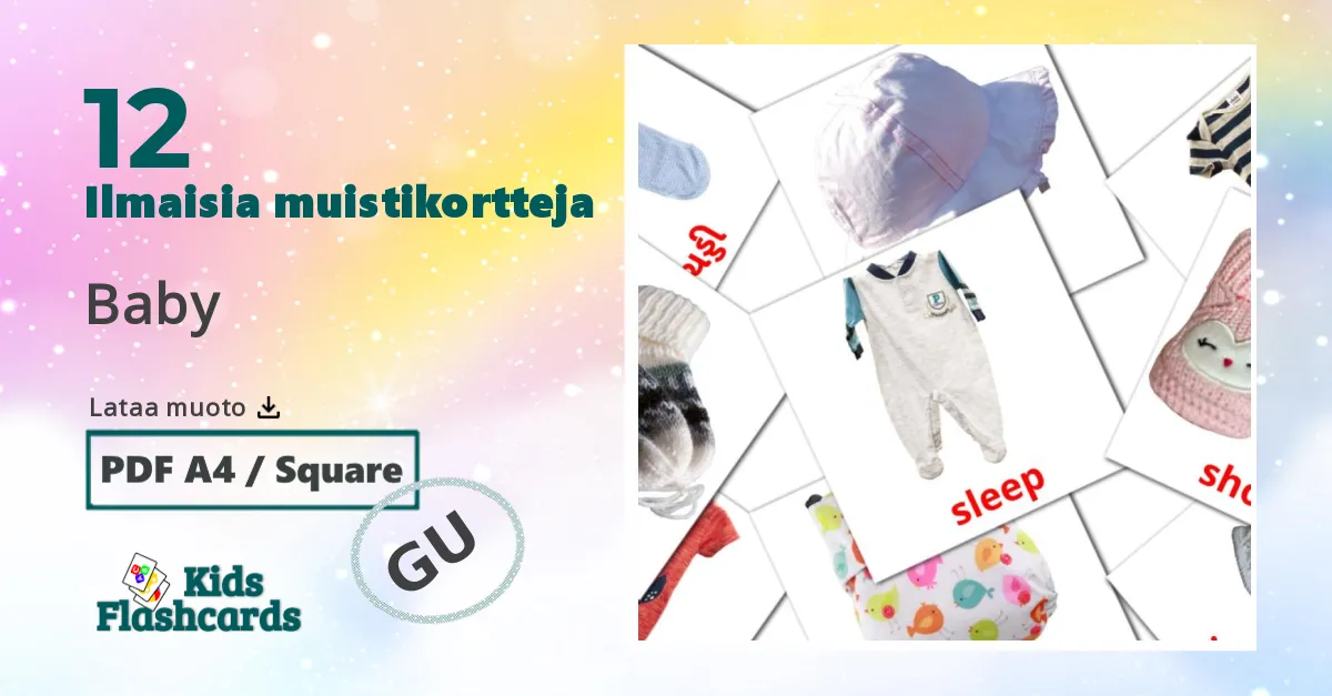 Kodinkoneet lasten kuvakortit
