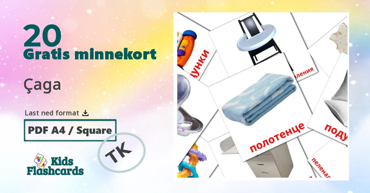 Baby bildekort