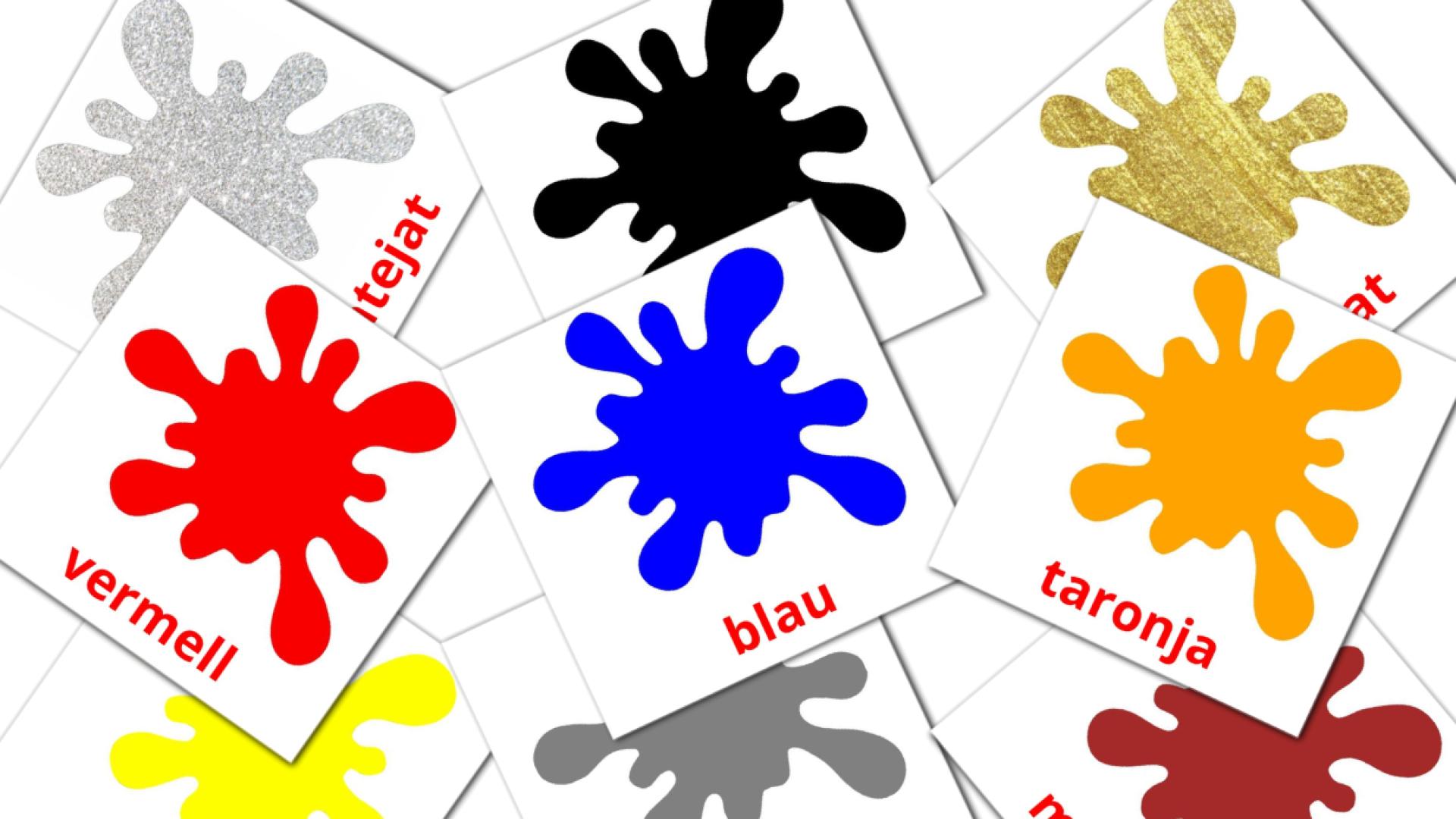 12 Colors flashcards