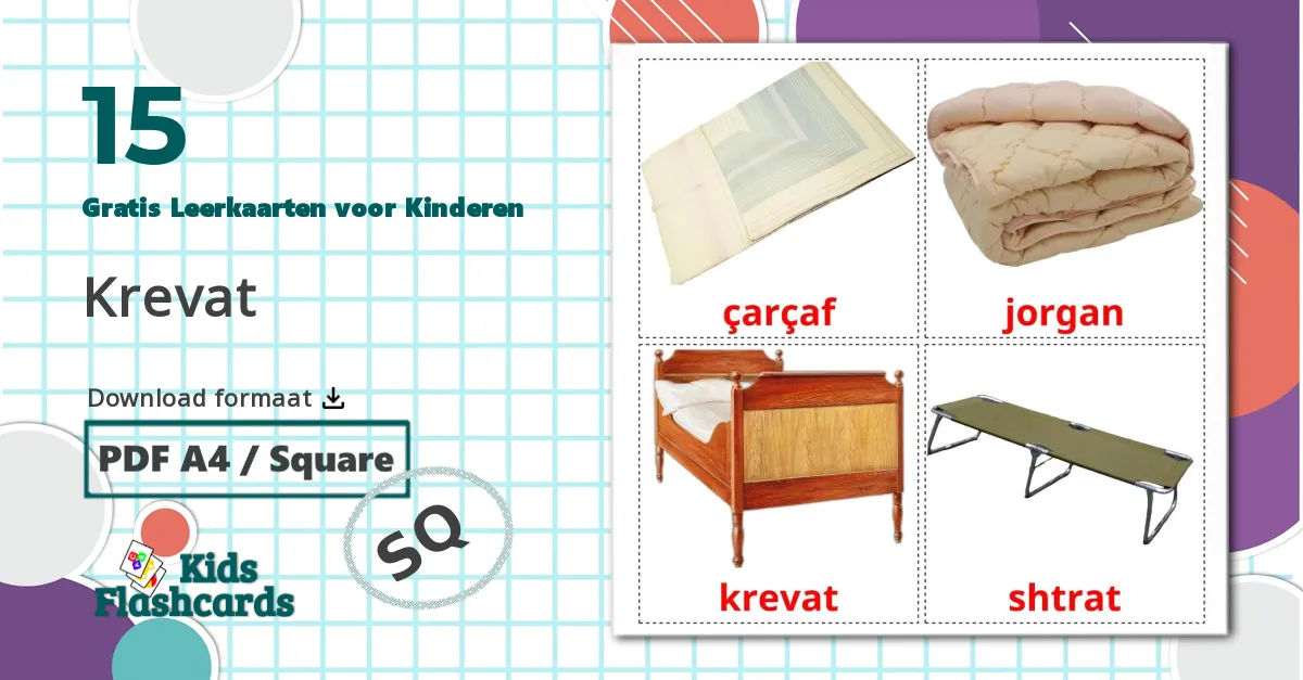 15 Bed Leerkaarten voor kinderen