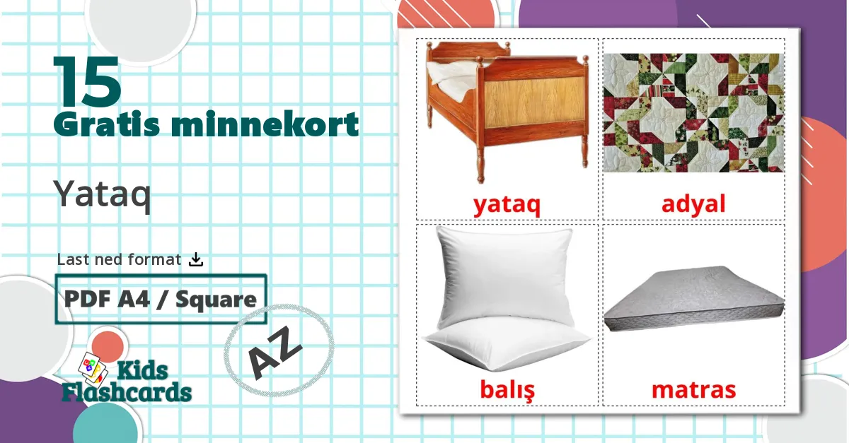 Seng - azerbaijani vocabulary cards