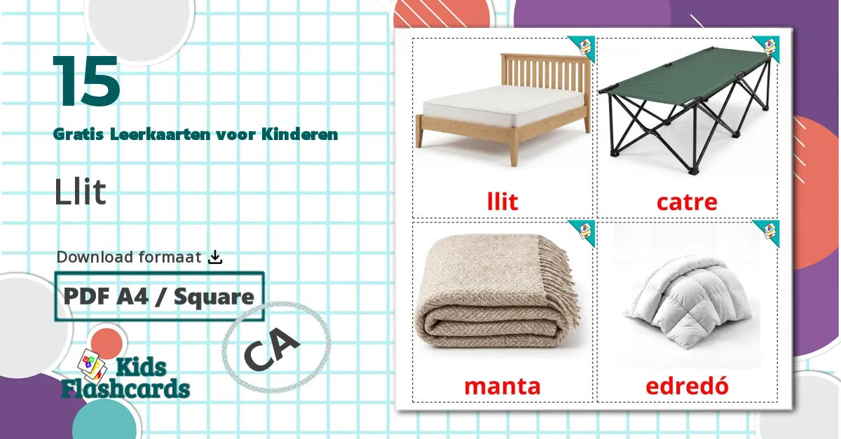 15 Bed Leerkaarten voor kinderen