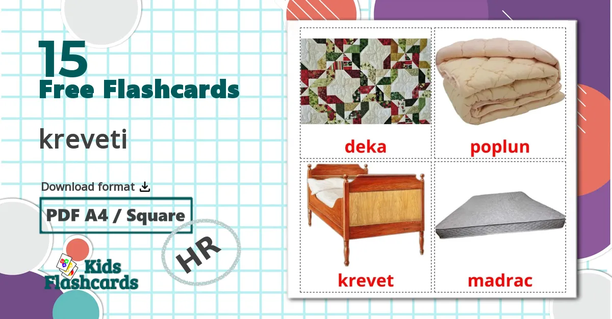 15 kreveti flashcards