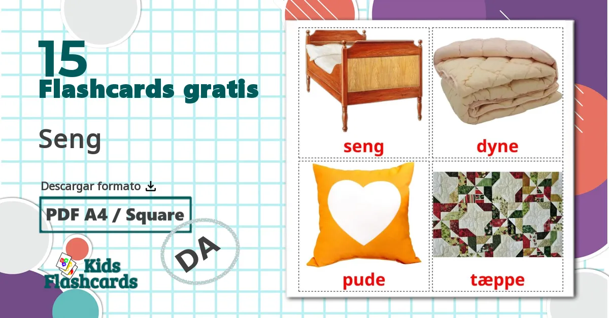 15 tarjetas didacticas de Seng