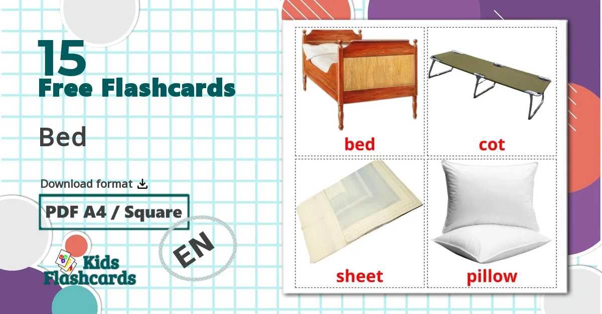 Bed flashcards