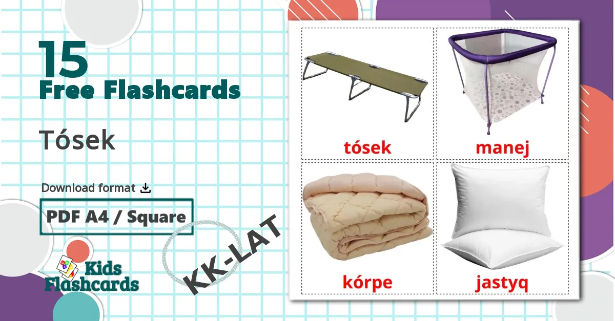 15 Tósek flashcards