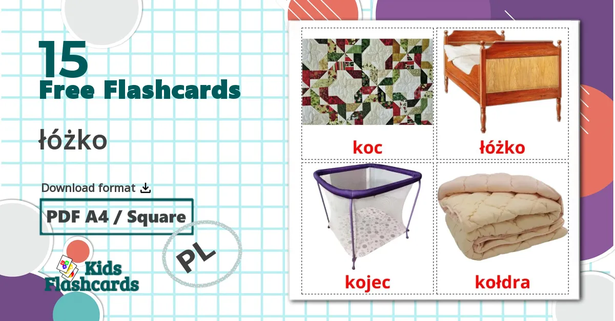 15 łóżko flashcards