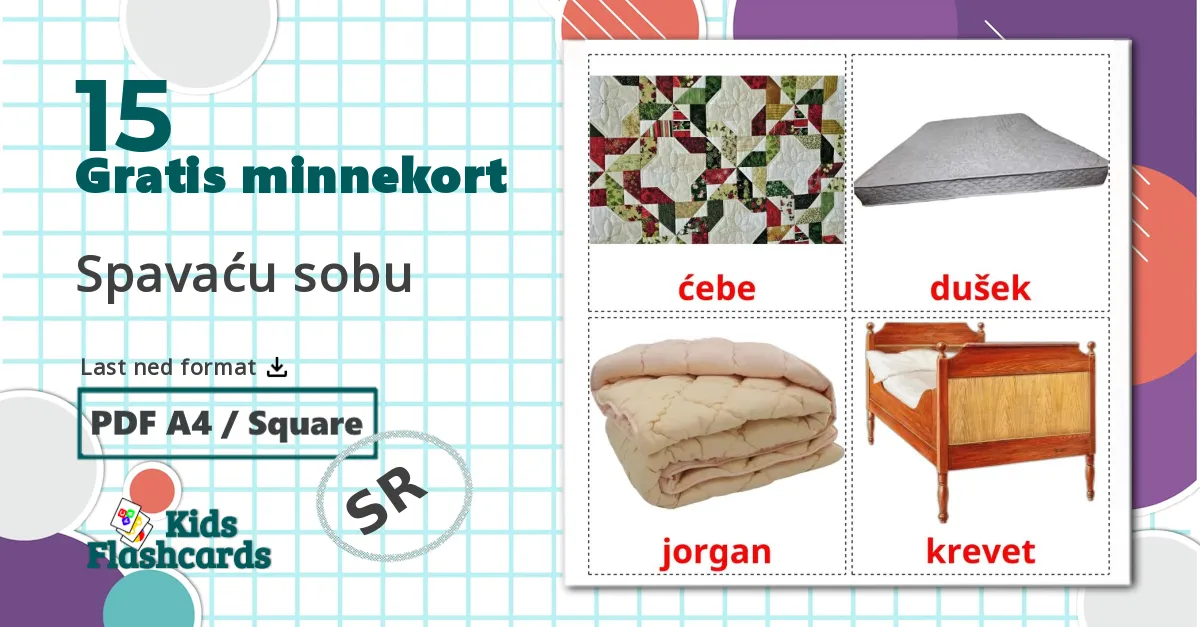 15 Spavaću sobu bildekort
