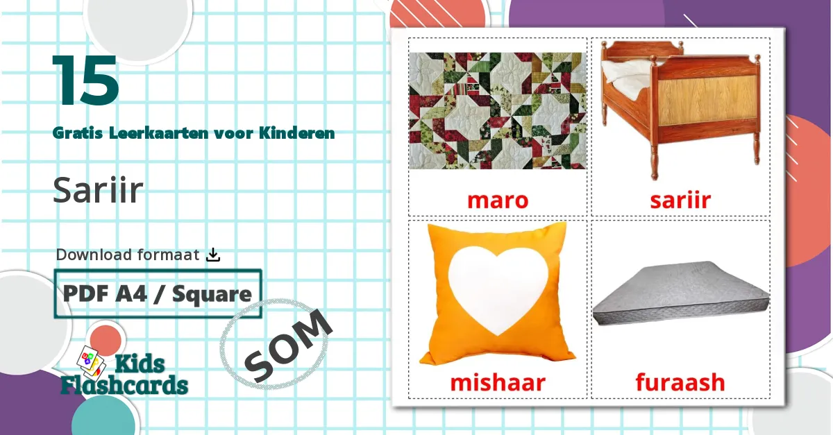 15 Bed Leerkaarten voor kinderen