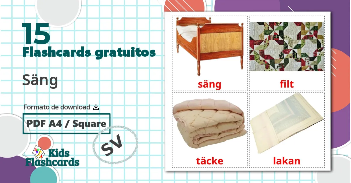 15 Flashcards de Säng