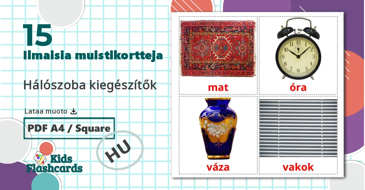 15 Hálószoba kiegészítők lasten kuvakortit